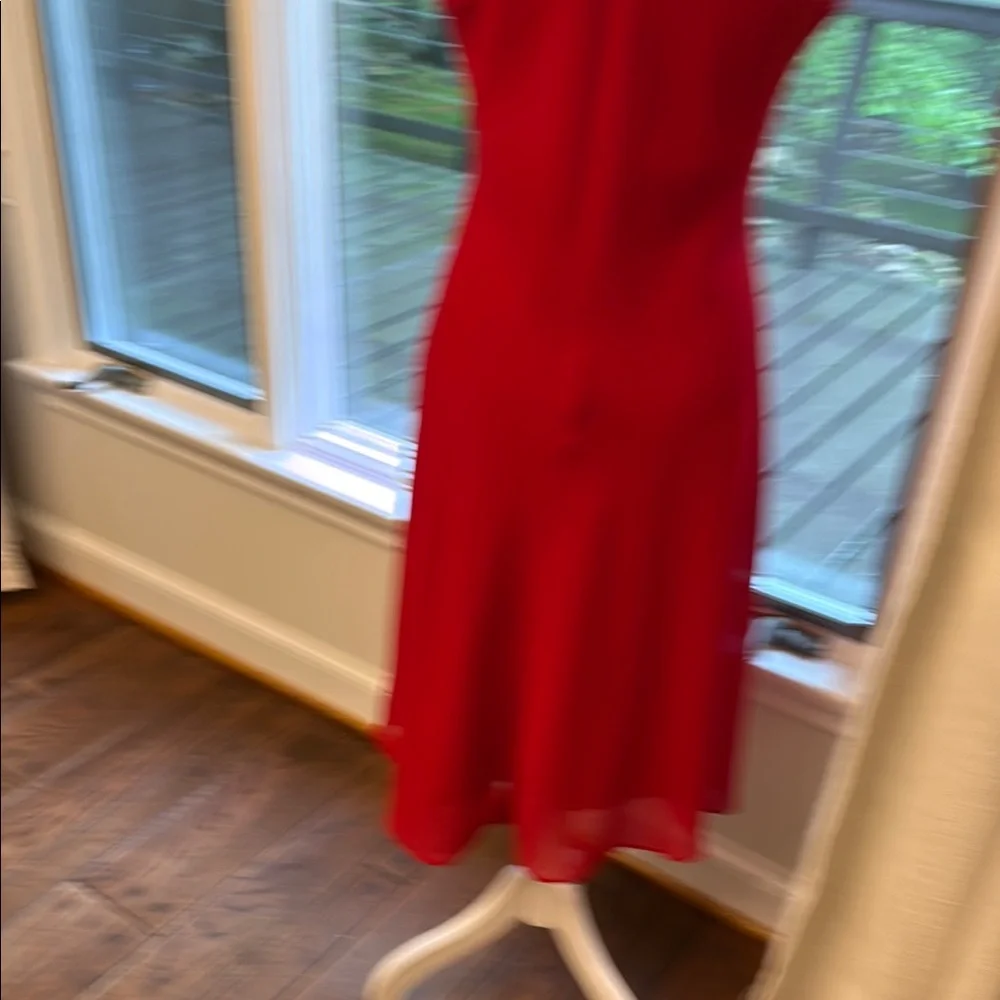 Cachet Elegant Red Sequin Dress 6❤️Valentines - Picture 5 of 6